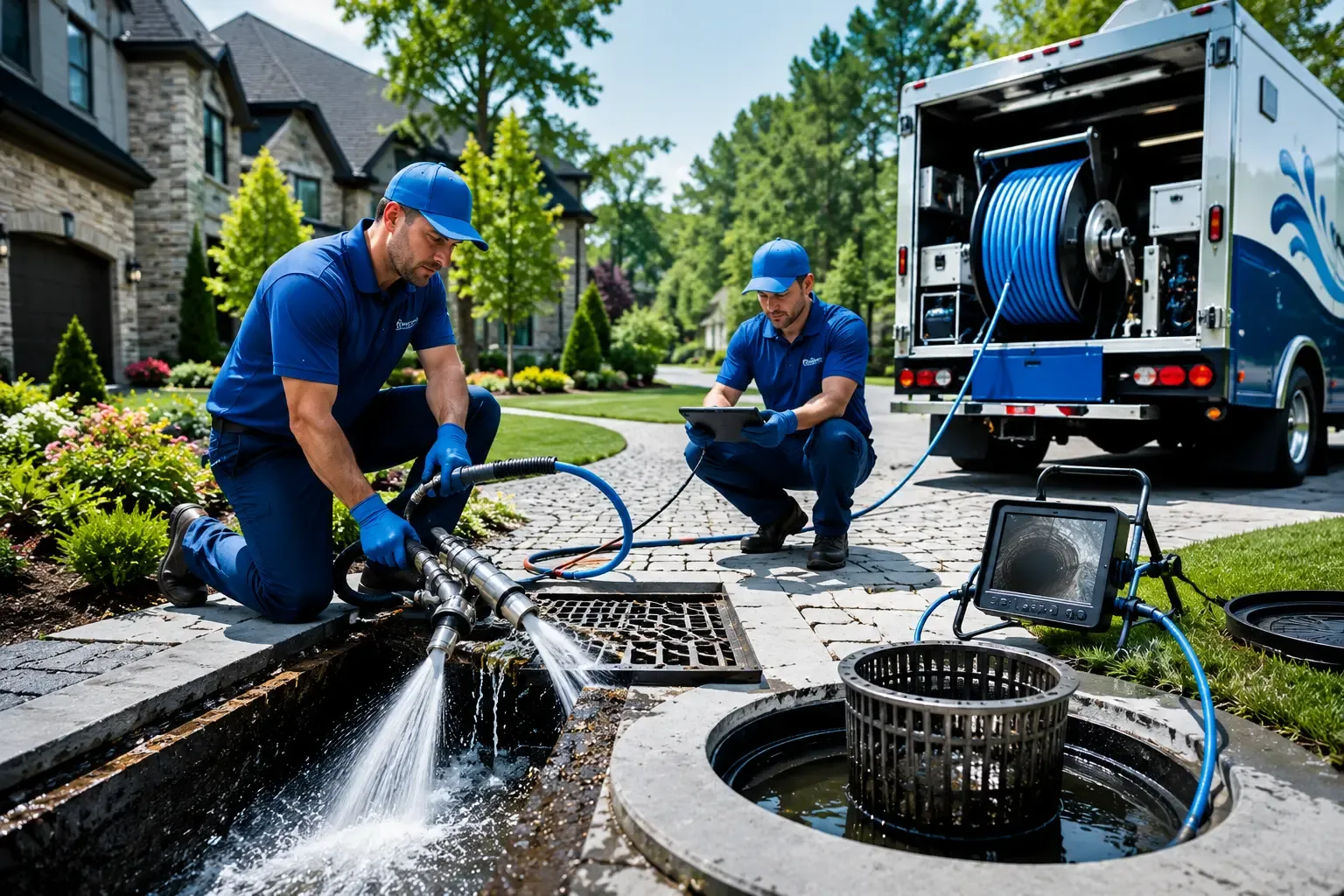 Local outdoor drain cleaning professionals in Nemours, WV